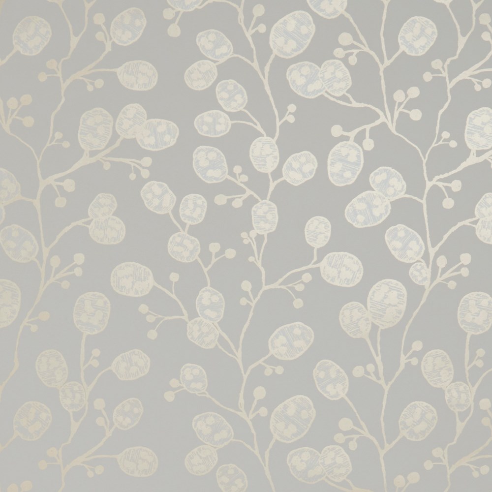 Honesty Wallpaper W0092 02 by Clarke and Clarke in Ivory Gold